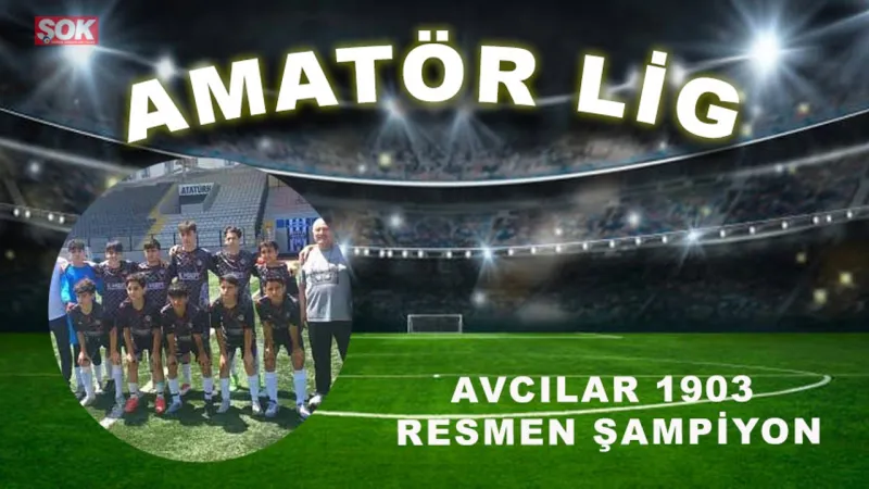 Avcılar 1903 Şampiyon! U13 Ligi'nde Zirve Siyah Beyaz!