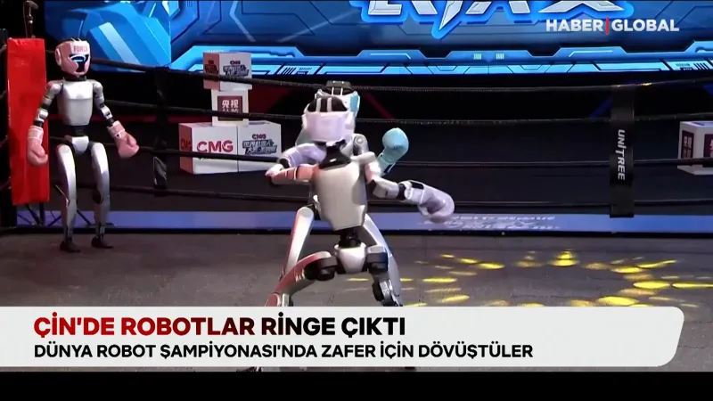 Çin’de robotlar ringe çıktı