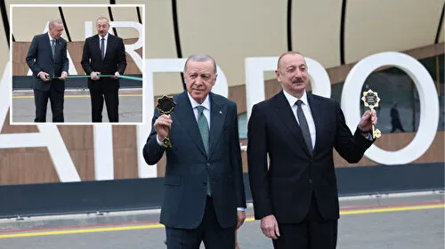 Cumhurbaşkanı Erdoğan Azerbaycan'da: Laçın'da büyük açılış