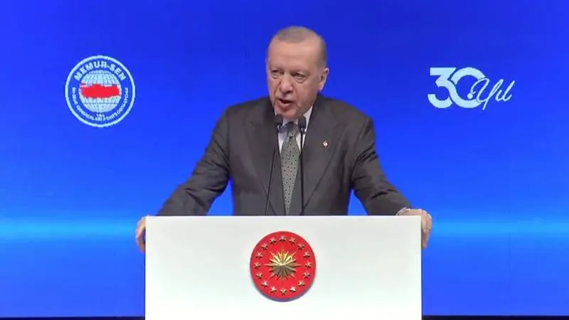 Cumhurbaşkanı Erdoğan, Memur-Sen 30. Yıl Vefa Buluşması'nda konuşuyor