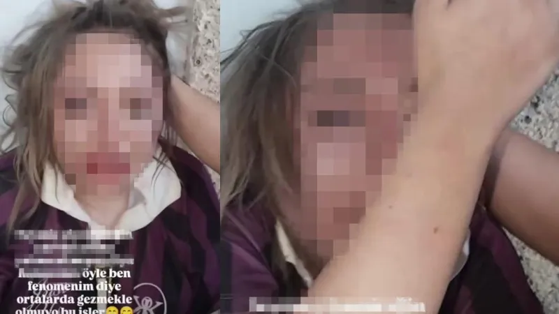 Genç kızı feci şekilde darbedip özür dilettiler, o anları sosyal medyada paylaştılar
