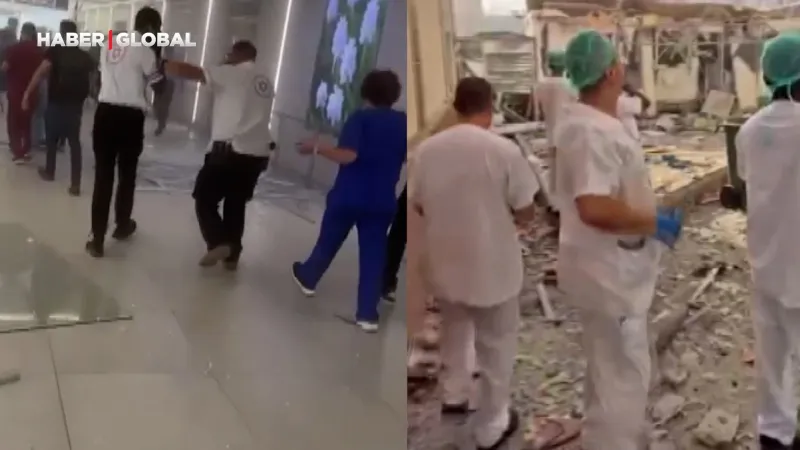 İran Füzeleri Hastaneyi Vurdu! İsrailli Doktorlar Canını Böyle Kurtardı
