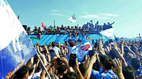 Napoli'de şampiyonluk coşkusu