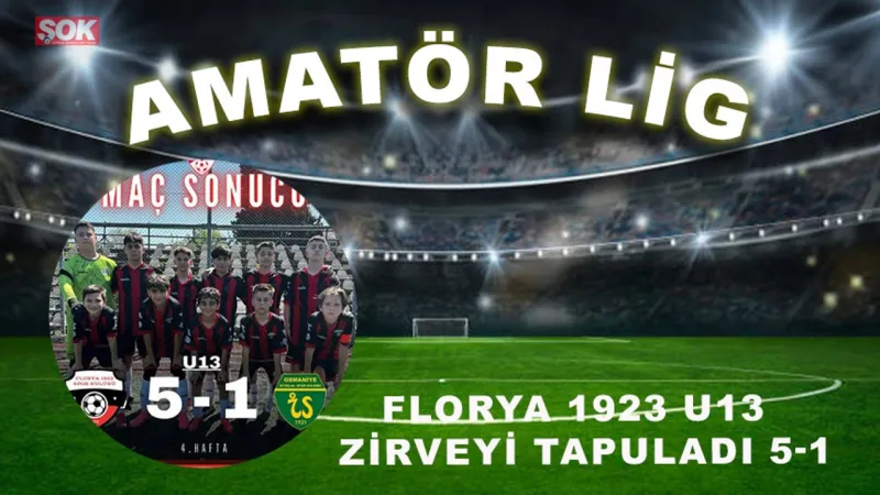 Florya 1923 U13'ten Gol Şov! Zirve Artık Onların!