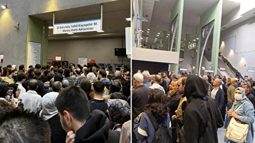 İstanbul Metrosu Yine Çöktü! Vatandaşlar Çileden Çıktı!