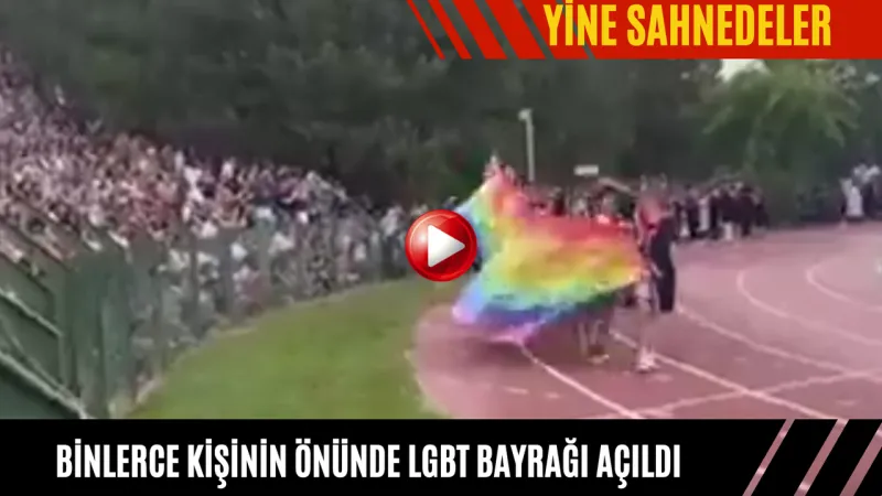 ODTÜ mezuniyetinde LGBT bayrağı açıldı