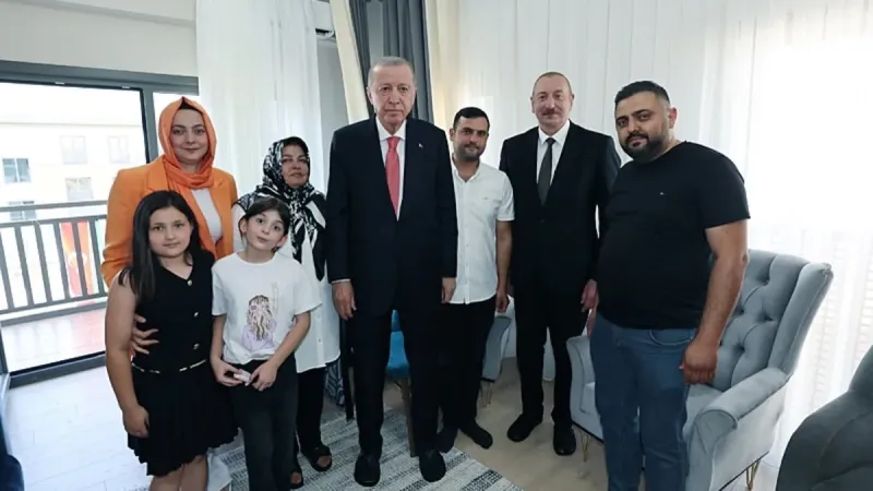 Erdoğan ve Aliyev'den Kahramanmaraş'ta Duygulandıran Ziyaret!