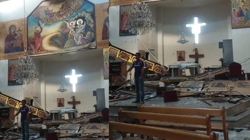 Şam'da Kilise Kana Bulandı! Patlamada Faciadan Kıl Payı Dönüldü