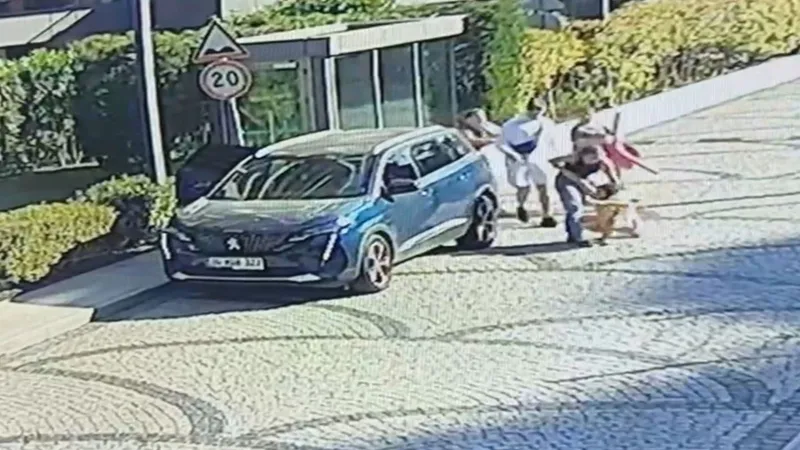 Ukraynalı anne 7 yaşındaki çocuğunu araca zorla bindirerek götürdü