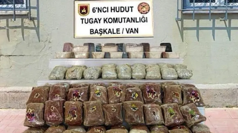Van'da Sınırda Uyuşturucu Operasyonu! 87 Kilo Yakalandı!