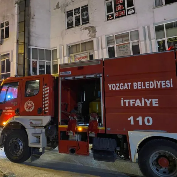 Yozgat'ta Kafede Korkunç Yangın! Alevler Her Yeri Sardı