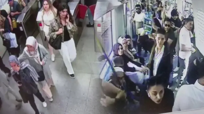 Marmaray'da Yumruk Şoku! Genç Kız Babadan Şikayetçi Oldu